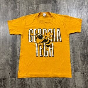 Vintage 80s Georgia Tech Youth T Shirt
